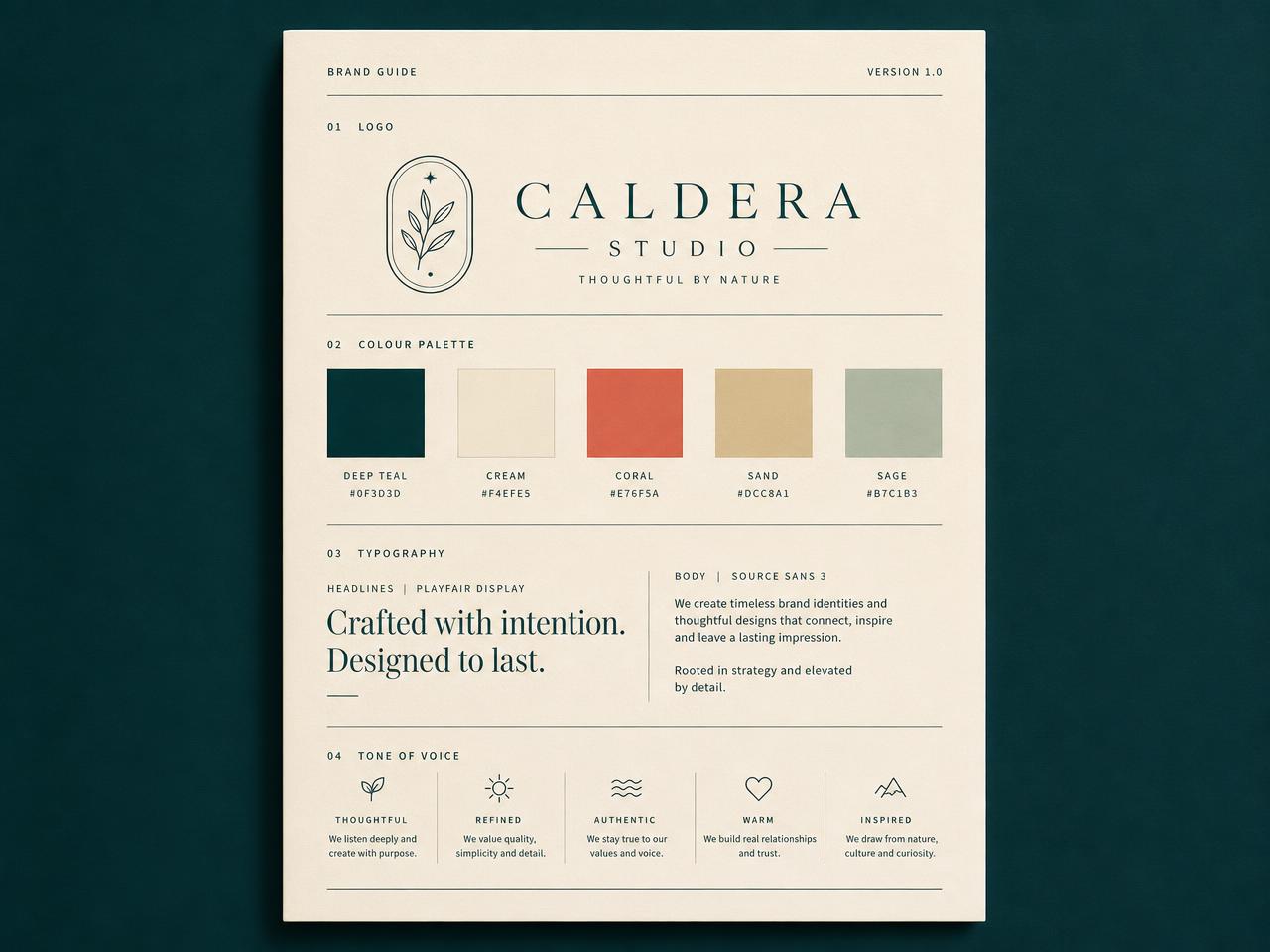 The brand itself — created on brand inside Alive24