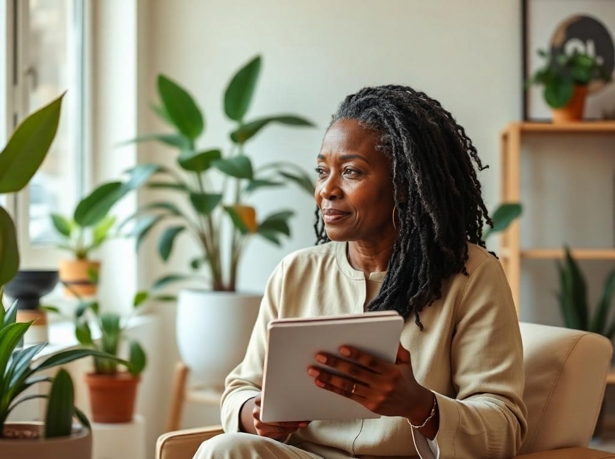 Career coach in a one-to-one session with a client