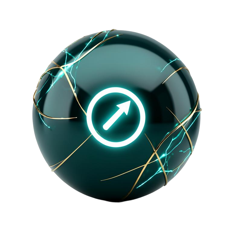 Search intent — glowing search orb
