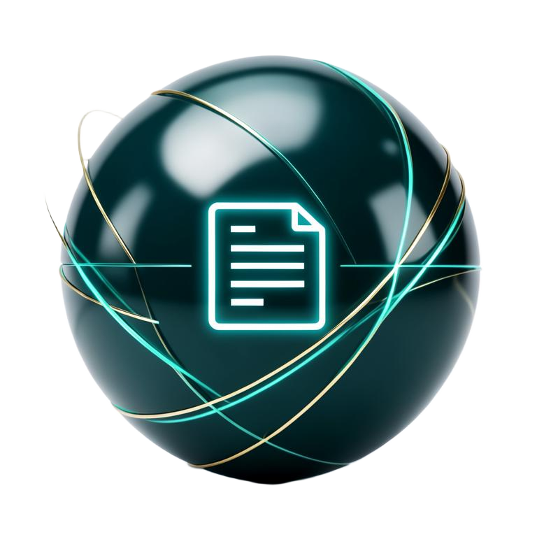 Service pages — glowing search orb